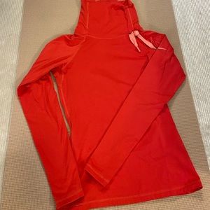 Red Nike Workout Turtleneck Medium